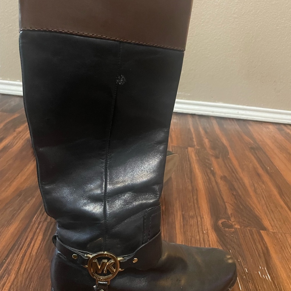 Michael Kors Black and Brown boot